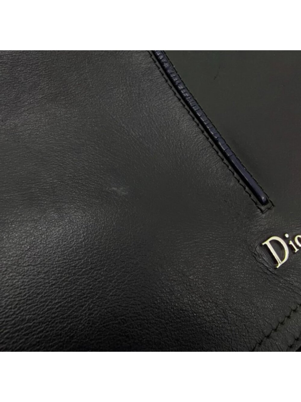Dior Homme Be Motion Leather Nylon Navy Black Backpack Silver - Picture 9 of 15